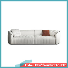 Modern Hotel Furniture Net Red Villa Leather Sofa
